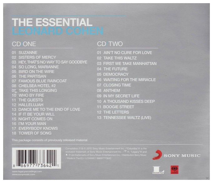 The Essential Leonard Cohen 