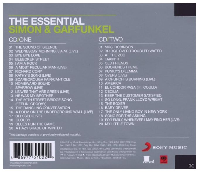 The Essential Simon & Garfunkel 