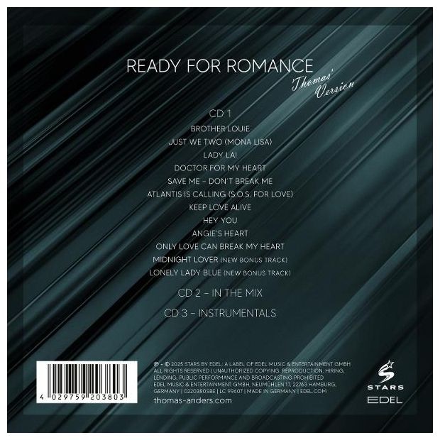 Thomas Anders - ... sings Modern Talking: Ready for Romance (3 CD) 