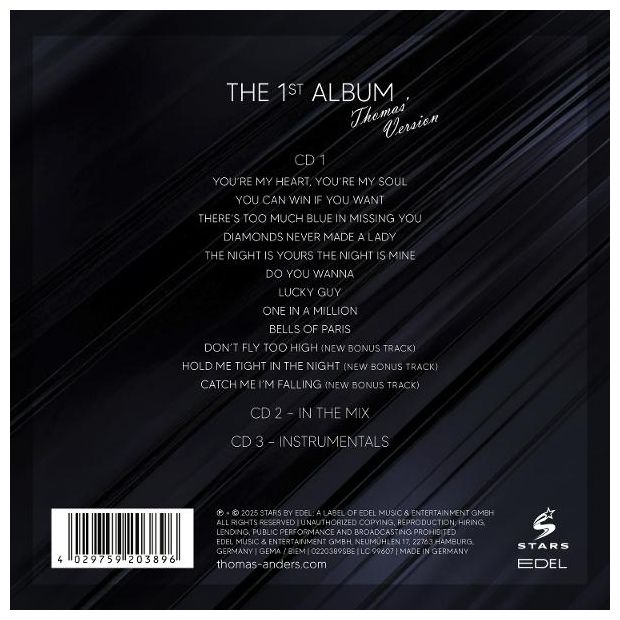 Thomas Anders - sings Modern Talking:The 1st Album (Ltd 3CD Box) 