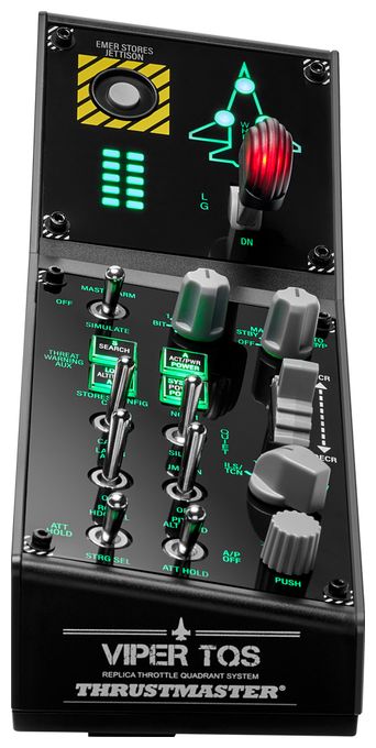 Analog / Digital Flugsimulation für PC  Viper Panel (Schwarz) 