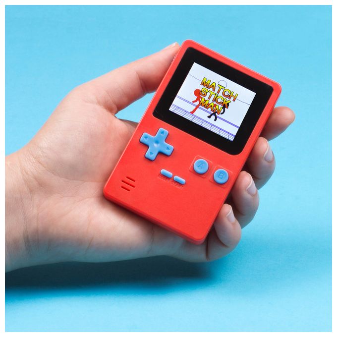  Retro Pocket Games mit über 100 Spielen (Rot) 