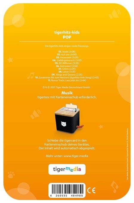 tigerhits-kids: POP 