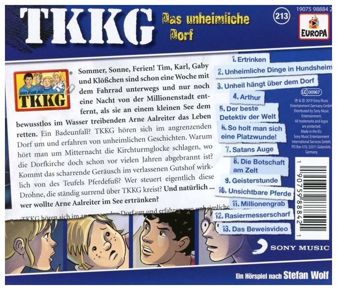 TKKG (213): Das unheimliche Dorf 