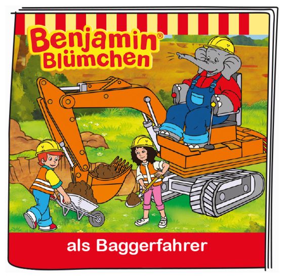 41 min (Blau, Grau, Rot, Gelb) 01-0014 Benjamin Blümchen - Benjamin als Baggerfahrer 