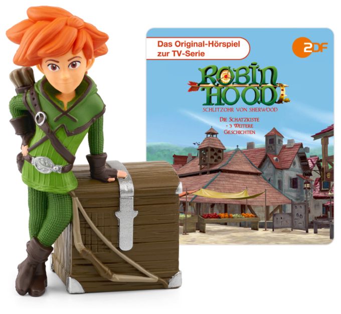 55 min (Schwarz, Braun, Grün, Grau, Orange) 11000935 Robin Hood Schlitzohr von Sherwood - Die Schatzkiste und 3 weitere Geschichten 