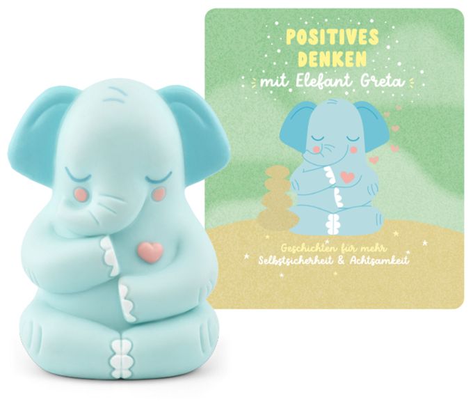 60 min  11001876 Positives Denken mit Elefant Greta - Geschichten für mehr Selbstsicherheit und Achtsamkeit (Blau, Pink, Weiß) 