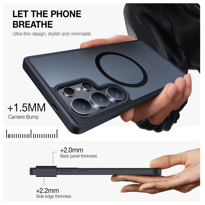 Cover für Samsung S25 Ultra  Guardian MagSafe (Schwarz) 