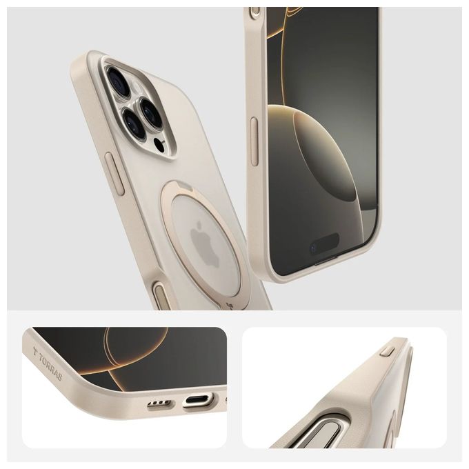 Cover für Apple iPhone 16  Ostand Q3 Spin (Transparent) 