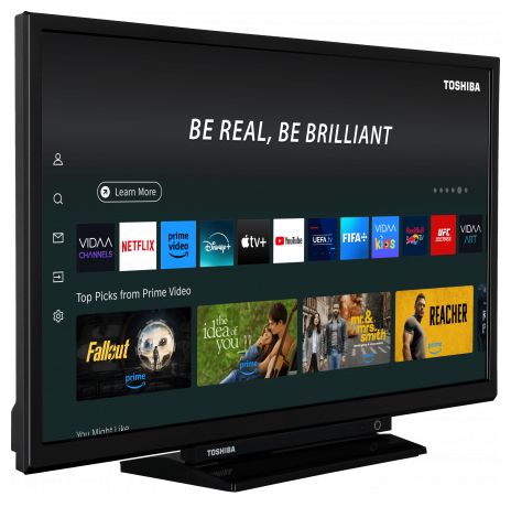 LED 61 cm (24 Zoll) Fernseher HD-ready VESA 75 x 75 mm 24WV3F63DA 