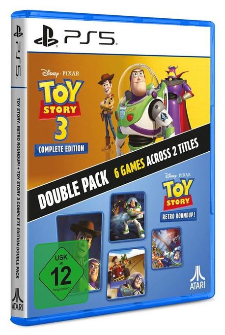Toy Story 3 Complete + Retro Roundup! (Double Pack) (PlayStation 5) 