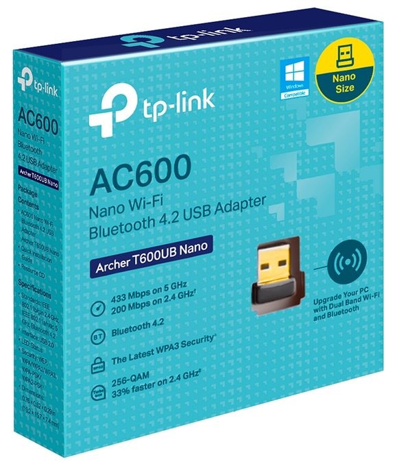 433 Mbit/s Archer T600UB Nano 
