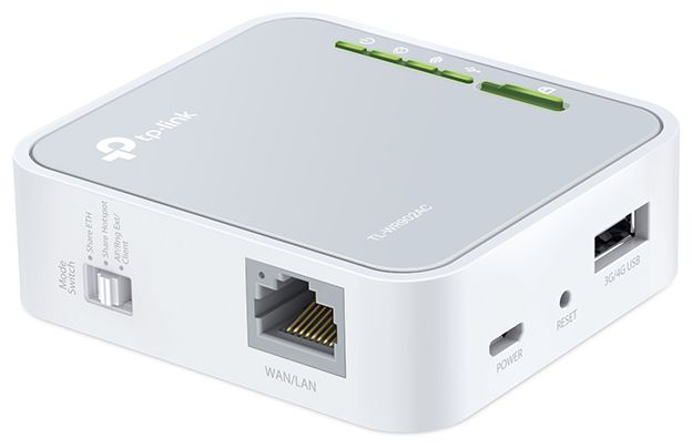WiFi 5 Router Dual-Band (2,4 GHz/5 GHz) 300 Mbit/s TL-WR902AC	AC750 
