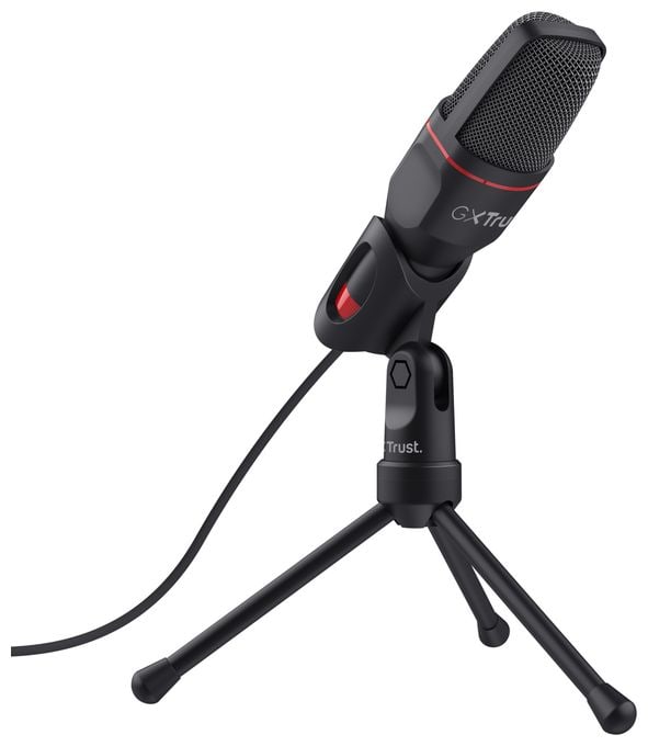 Kabelgebunden PC-Mikrofon USB / 3,5 mm  GXT212 (Schwarz, Rot) 