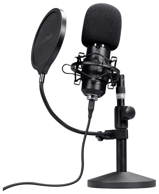 Kabelgebunden Studio-Mikrofon USB  GXT269 Emita II (Schwarz) 