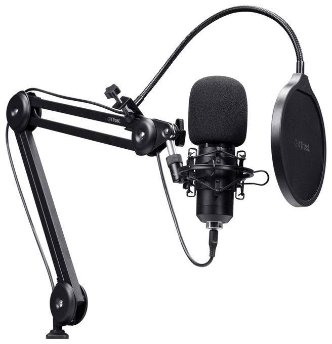 Kabelgebunden Podcast-Mikrofon USB  GXT270 Emita II+ (Schwarz) 
