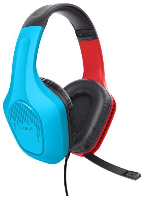 Over Ear Kopfhörer Kabelgebunden  GXT416 Zirox (Schwarz, Cyan, Rot) 