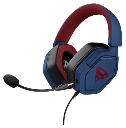 Over Ear Kopfhörer Kabelgebunden  GXT492SM Carus (Blau, Rot) 