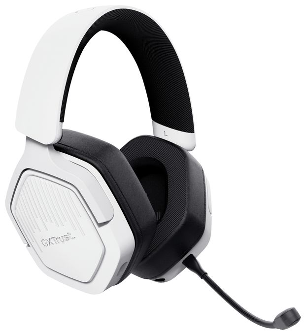 Over Ear Bluetooth Kopfhörer kabelgebunden&kabellos 20 h Laufzeit USB Type-C / USB Type-A  GXT493W Carus (Weiß) 