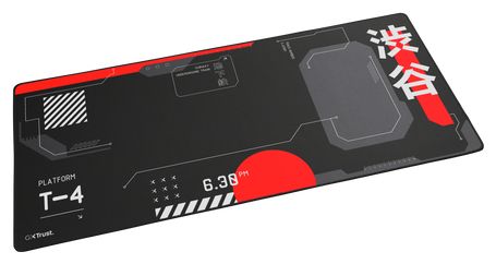 Mauspad  GXT759 XXL (Schwarz, Rot) 