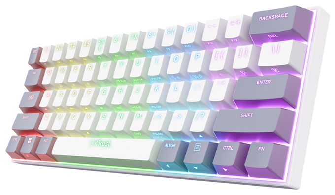 RGB-LED Gaming Tastatur Bluetooth  GXT873 Acira (Weiß) 