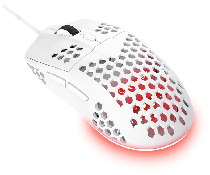 6400 DPI Gaming Maus Optisch  GXT928 Helox (Weiß) 