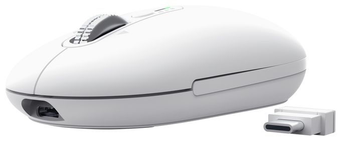3200 DPI Büro Maus Optisch  Seron Slim Multi (Weiß) 