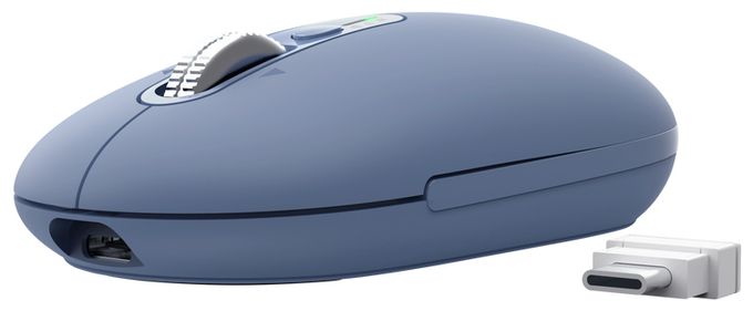 3200 DPI Büro Maus Optisch  Seron Slim Multi (Blau) 