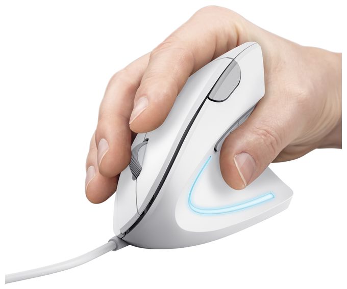1600 DPI Büro Maus Optisch  Verto ergo (Weiß) 