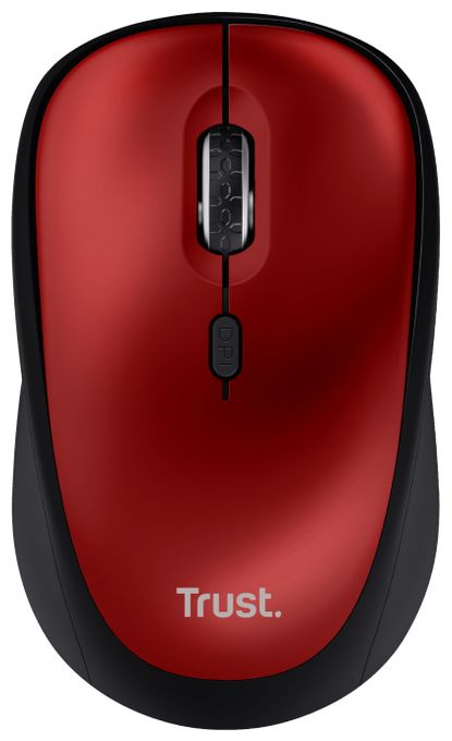 1600 DPI Büro Maus Optisch  Yvi+ (Schwarz, Rot) 