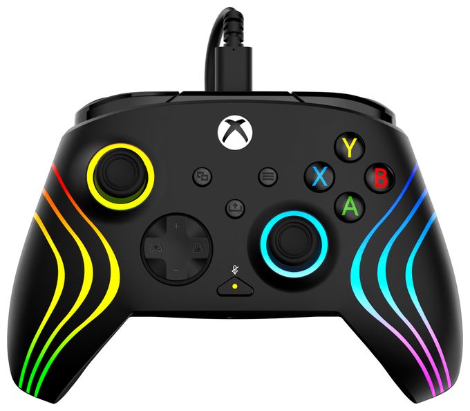 Gamepad für PC, Xbox, Xbox One, Xbox Series S, Xbox Series X  Afterglow Wave Wired Controller (Schwarz) 