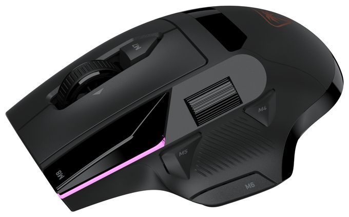 30000 DPI Gaming Maus Optisch  Command Series MC5 Wireless (Schwarz) 