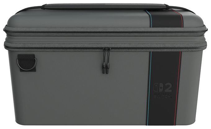PlayTrek 2-in-1-Etui Offiziell von Nintendo lizenzierte Reiseetui zum Schutz deiner Nintendo Switch 2, Antrazitschwarz 