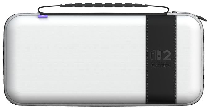 PlayTrek Etui Offiziell von Nintendo lizenzierte Reiseetui zum Schutz deiner Nintendo Switch 2, Weiß 