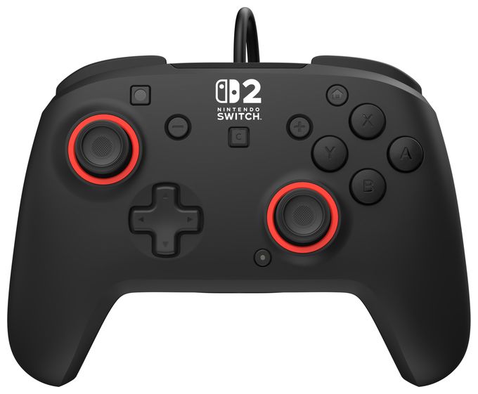 Gamepad für Nintendo Switch, Nintendo Switch 2, Nintendo Switch OLED  Rematch Wired Controller (Schwarz) 