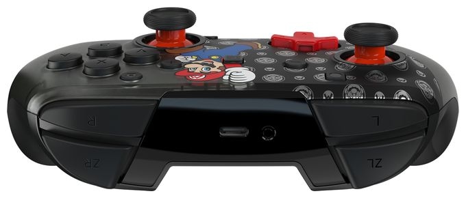 Analog / Digital Gamepad für Nintendo Switch, Nintendo Switch 2, Nintendo Switch Lite, Nintendo Switch OLED  Rematch Wireless Controller Super Mario Jump (Schwarz, Mehrfarbig) 