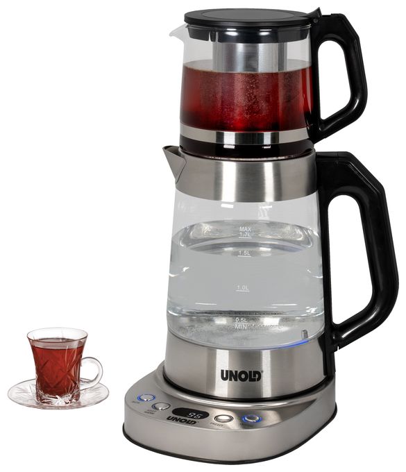 1,7 l Wasserkocher 1800 W  18215 Samowar Selin (Edelstahl) 
