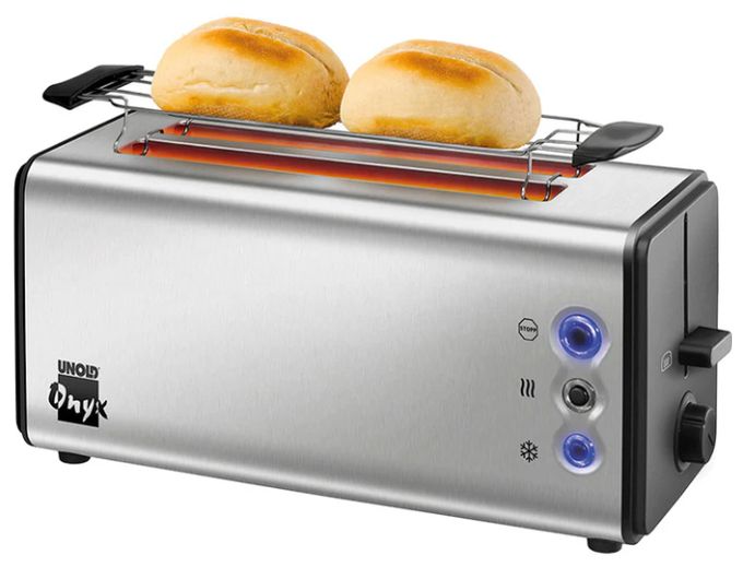 Toaster 1180 W 4 Scheibe(n)  38915 Onyx (Schwarz, Edelstahl) 