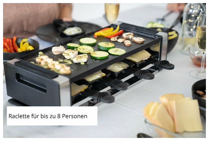 8 Person(en) 1200 W 48730 Finesse Basic Raclette 