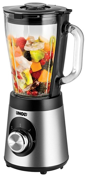 1,5 l Standmixer 2 Geschwindigkeiten 500 W (Schwarz, Edelstahl, Transparent) 78625 