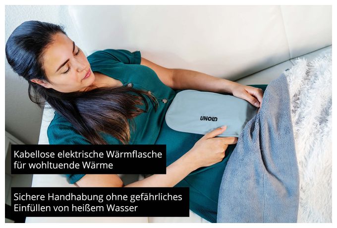 380 W  Wärmi elektrische Wärmflasche (Blau) 