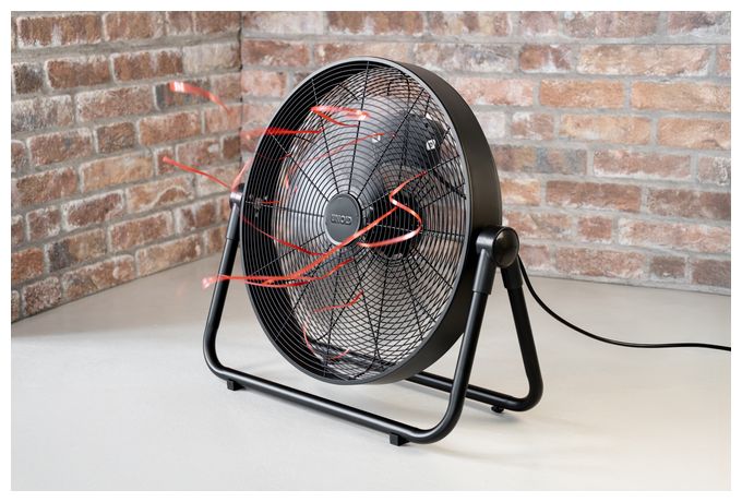 Turmventilator Stand neigbar 41 dB  Windmaschine Black Steel (Schwarz) 