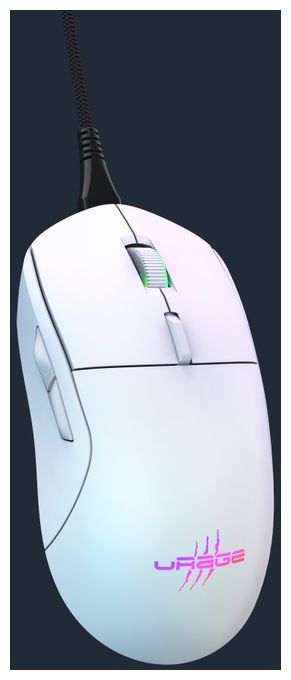 6200 DPI Gaming Maus Optisch  Reaper 250 (Weiß) 