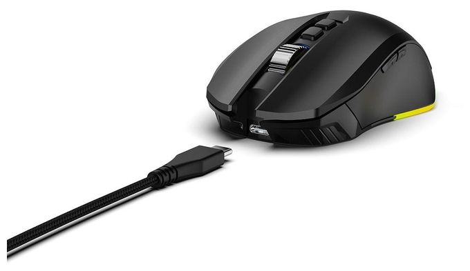 26000 DPI Gaming Maus Optisch  Reaper 800 8K (Schwarz) 