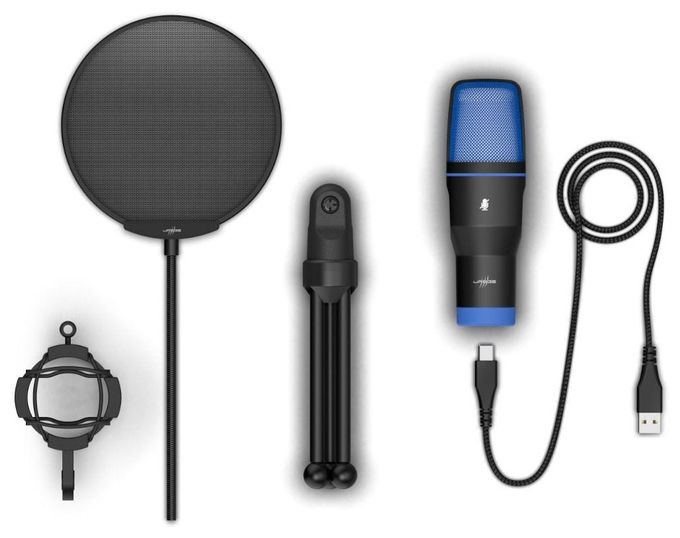 Kabelgebunden Tischmikrofon USB  Stream 410 HD (Schwarz) 