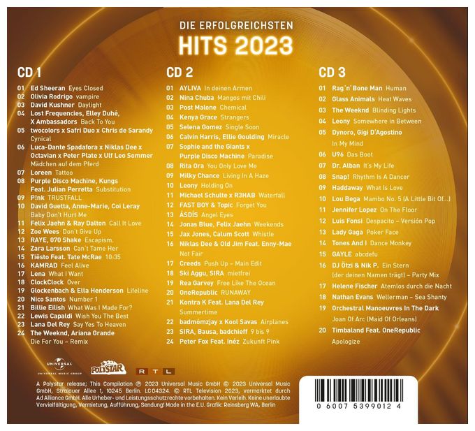 Various Artists - Die Ultimative Chartshow - Hits 2023 