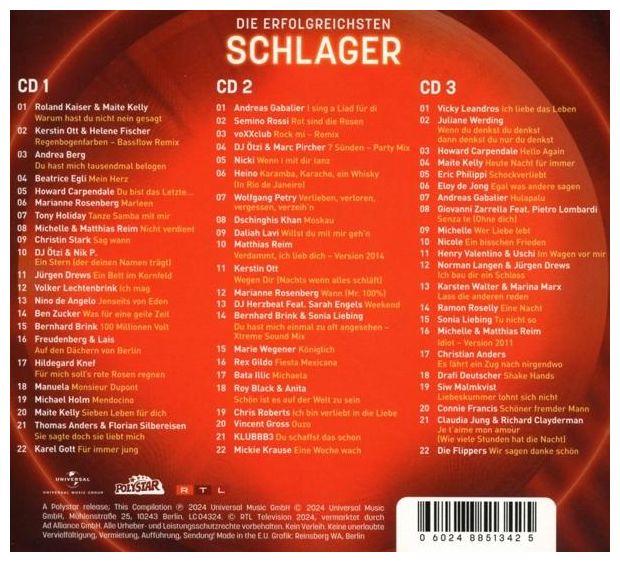 VARIOUS - Die Ultimative Chartshow - Schlager 
