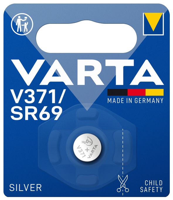 SR69 Silberoxid 1,55 V 1 Stück  Silver Coin Knopfzelle (Silber) 