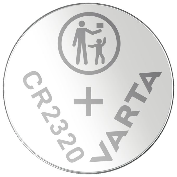 Batterien Knopfzelle CR2320, 1 Stück, Lithium Coin, 3V, kindersichere Verpackung, für elektronische Kleingeräte - Autoschlüssel, Fernbedienungen, Waagen 