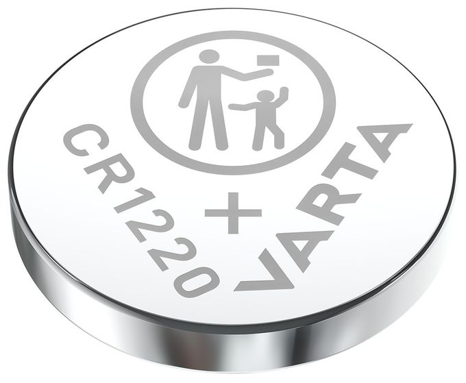 CR1220 Lithium 3 V 1 Stück  Lithium Coin Knopfzelle (Metallisch) 